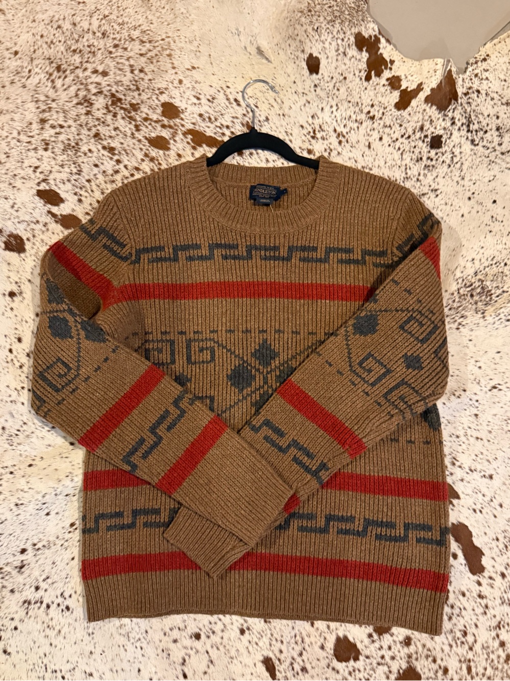 Pendleton Westerly Wool Sweater NWT L - Picture 2 of 3